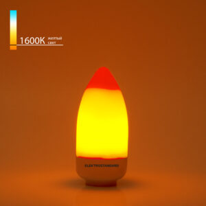 Светодиодная лампа «Имитация пламени» 3 режима 3W E14 BLE1436