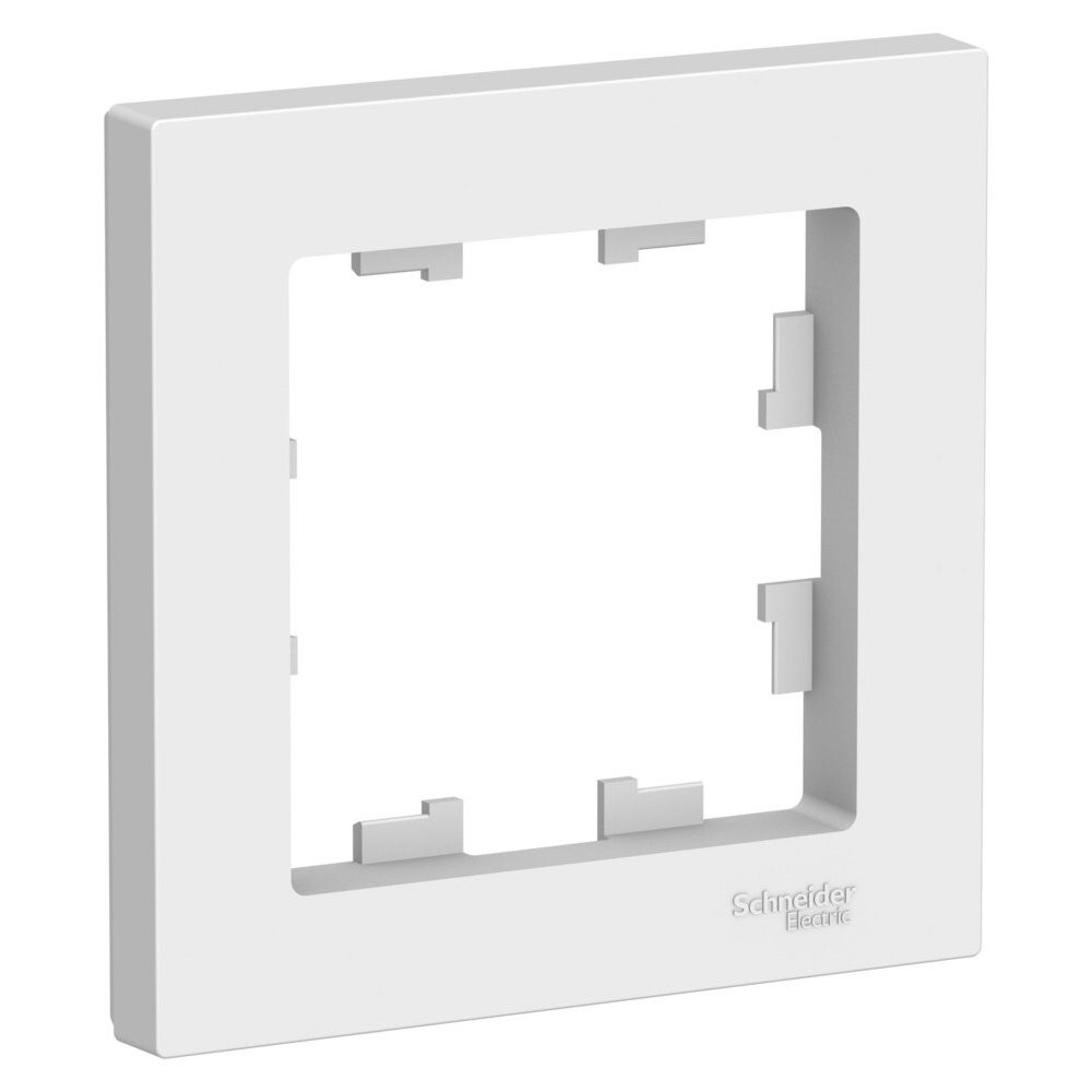 1686640322_atn001301_images_0 Рамка 1-постовая универсальная Systeme Electric (Schneider Electric) Atlas Design, лотос ATN001301 — изображение 1