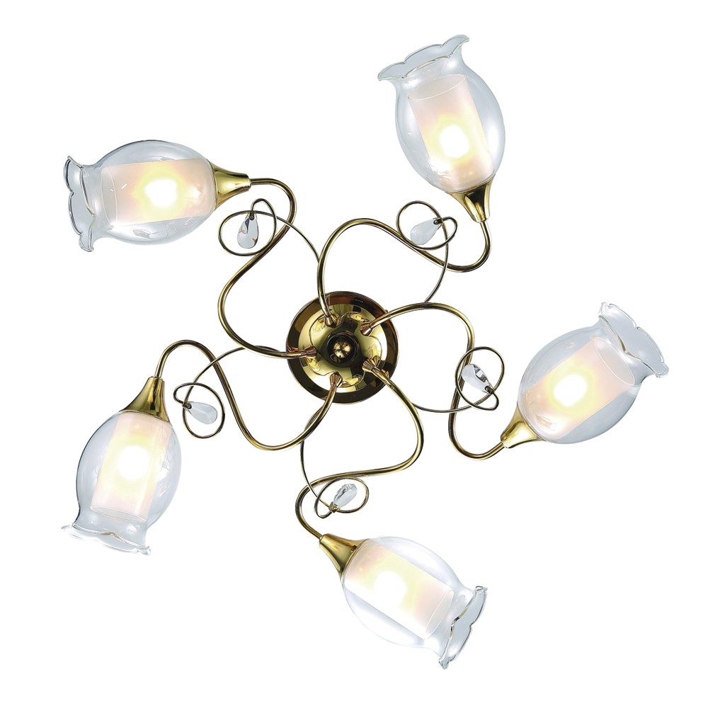 a9289pl-5go Потолочный светильник Arte Lamp MUGHETTO A9289PL-5GO — изображение 1