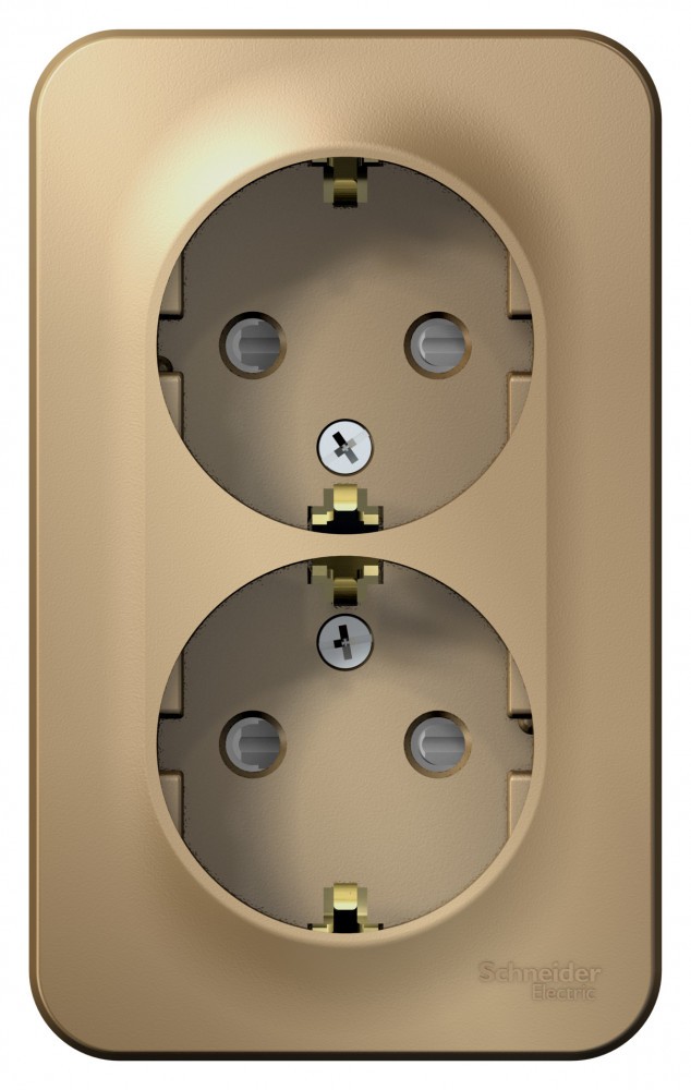 kptkxz6l Розетка Schneider Electric BLANCA 2х-мест. заземл.+шторки О/У 16А/250В ТИТАН — изображение 1
