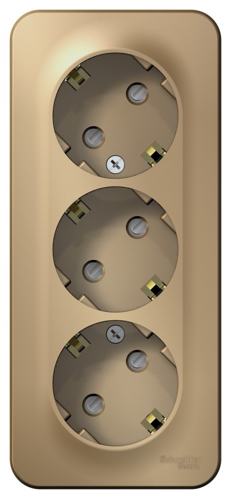 lcoabahe Розетка Schneider Electric BLANCA 3х-мест. заземл.+шторки О/У 16А/250В ТИТАН — изображение 1