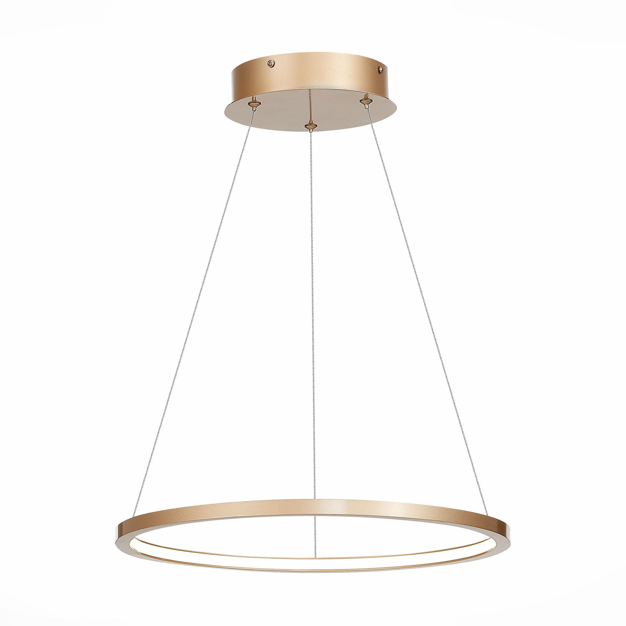 st603.243.22_01w Светильник подвесной ST-Luce Золотистый/Белый LED 1*22W 4000K — изображение 1