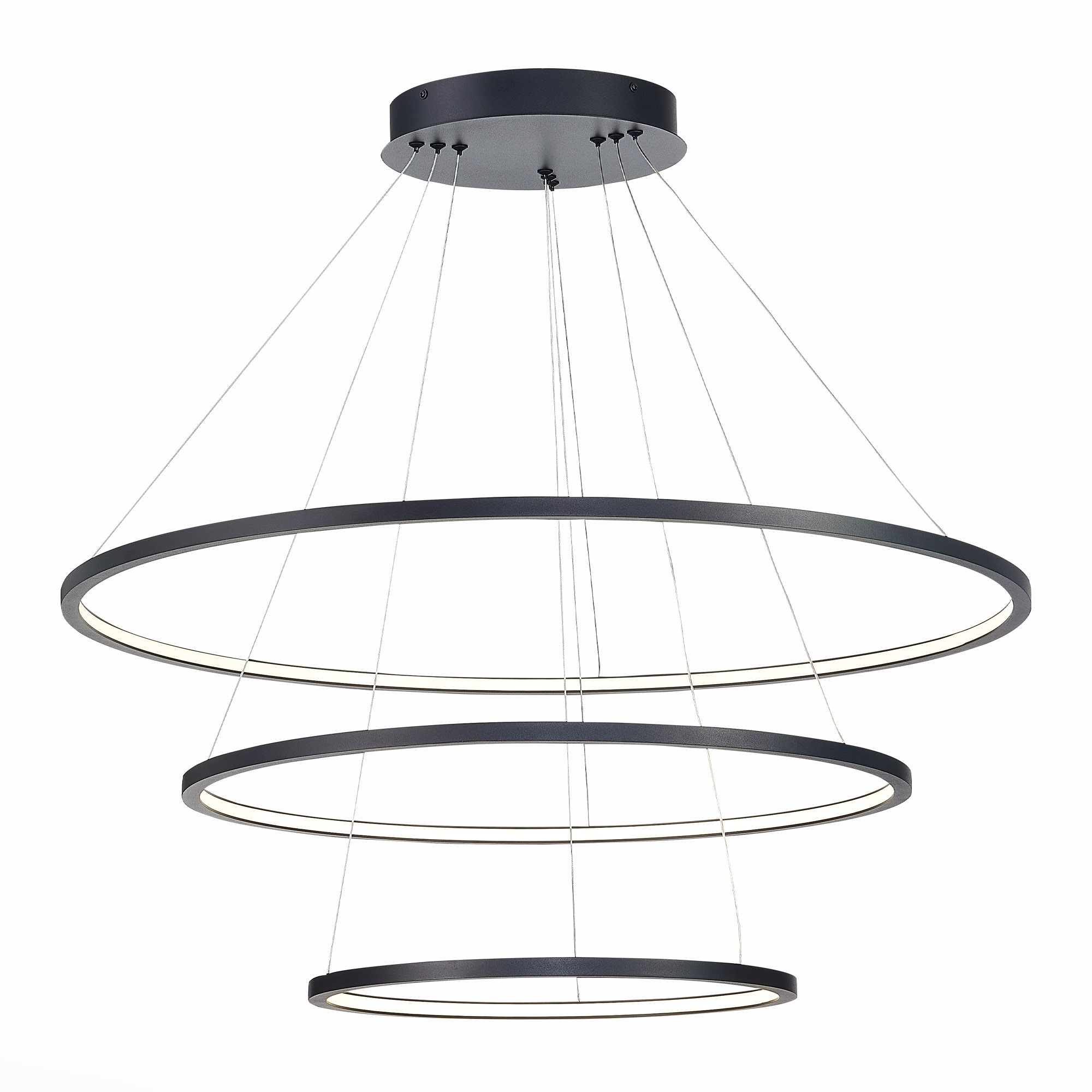 st603.443.114_01w Светильник подвесной ST-Luce Черный/Белый LED 1*114W 4000K — изображение 1