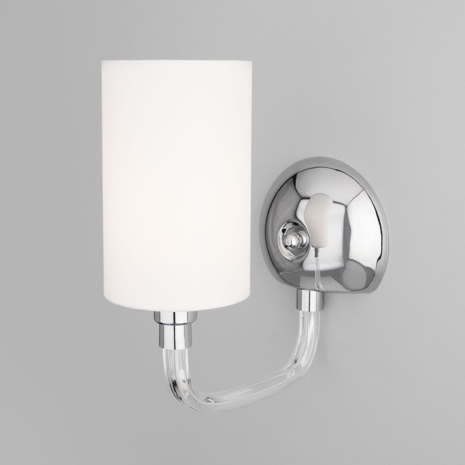 nastennyy-svetilnik-s-tkanevym-abazhurom-60112-1-khrom-a047901-0001 Настенный светильник с тканевым абажуром 60112/1 хром — изображение 1