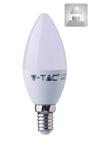 Светодиодная лампа V-Tac 3 Вт, 250lm, свеча, Е14, 4000К