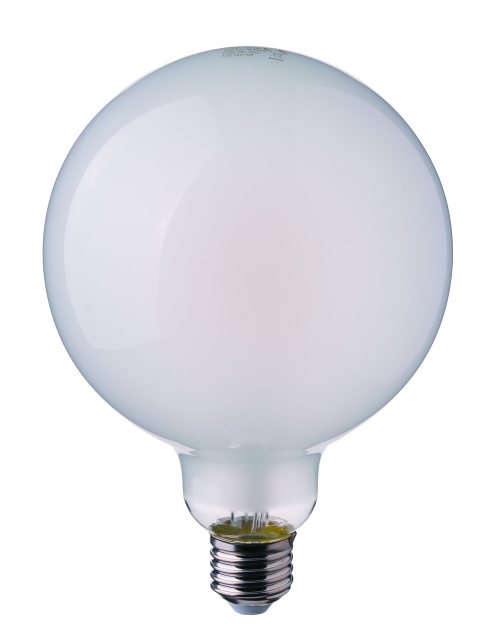 Филаментная лампа V-Tac 7 Вт, 800lm, G125, матовое стекло, Е27, 2700К